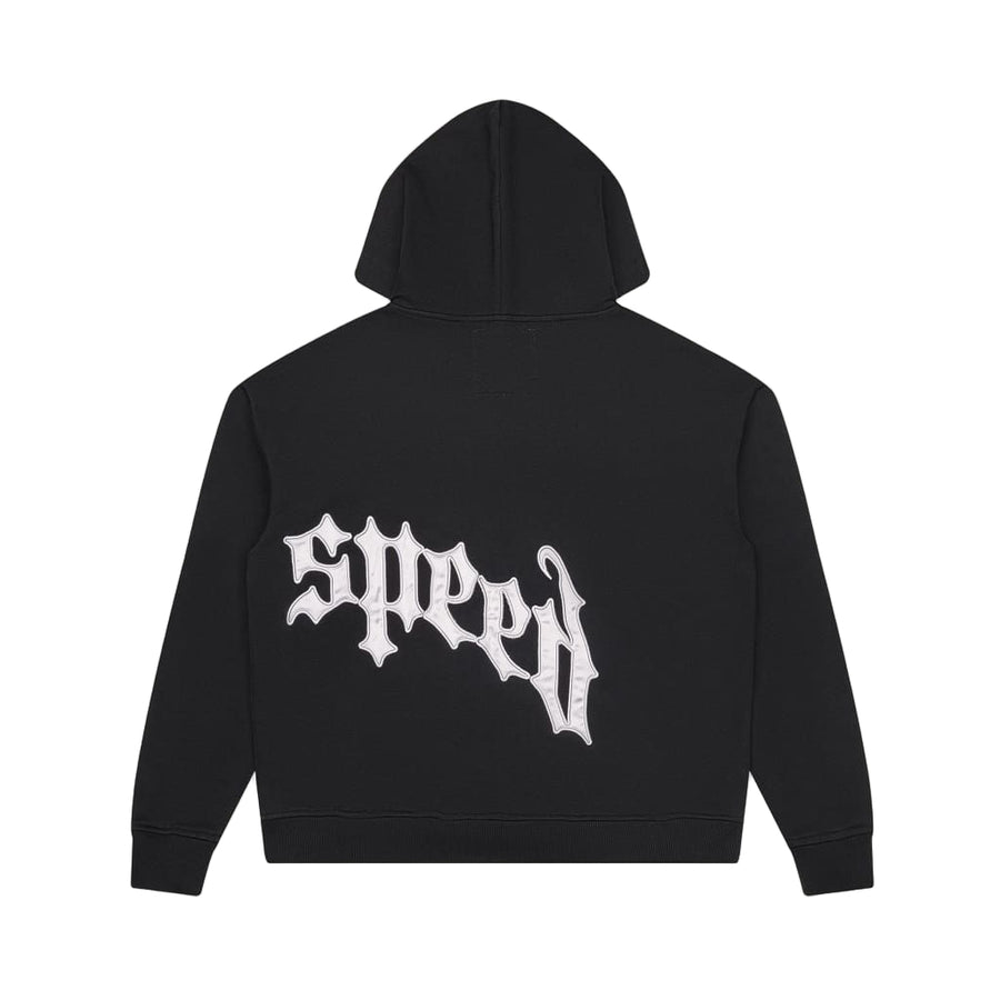 Godspeed OG Logo Sweatsuit V2 (Black Wash/Silver Satin)