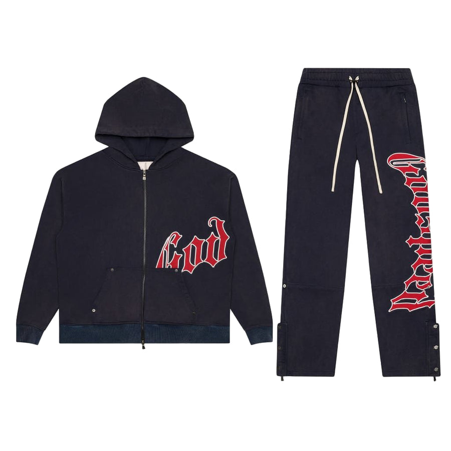 Godspeed OG Logo Sweatsuit V2 (Navy/Red)