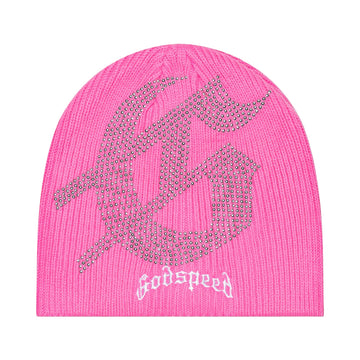 Godspeed Studded Beanie (PINK)