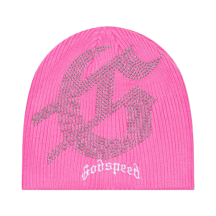 Godspeed Studded Beanie (PINK)