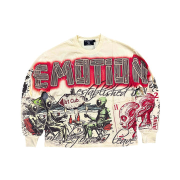 Mixed Emotion Cream Art Club Long Sleeve