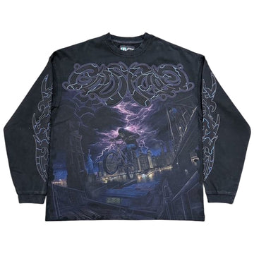 Godspeed B.M.X LS T-Shirt (Black Wash)