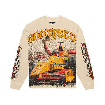 Godspeed F1 Finishline LS T-Shirt (Bone)