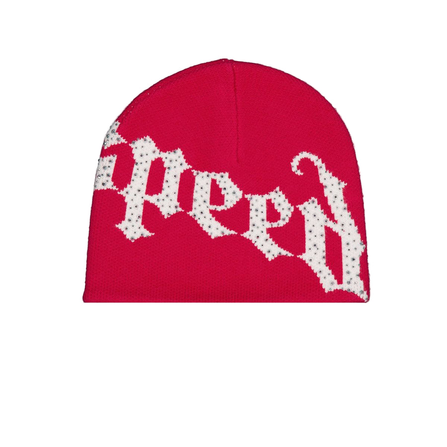 Godspeed OG Logo Studded Beanie (Red/White)