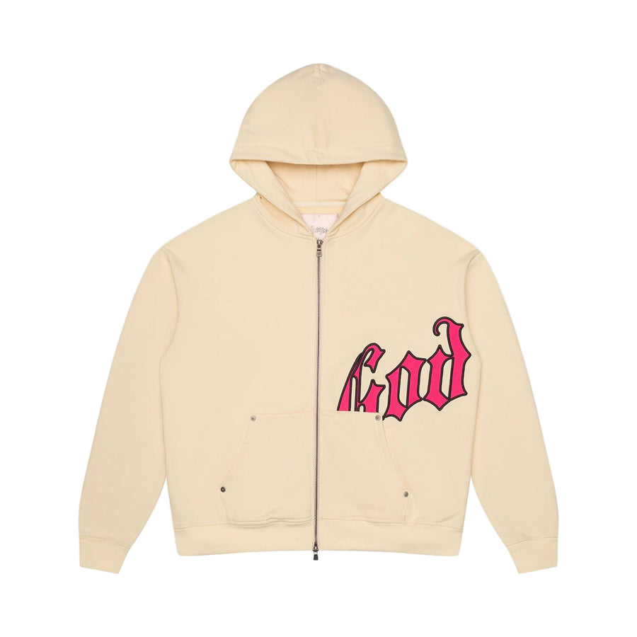 Godspeed OG Logo Sweatsuit (Bone/Pink)