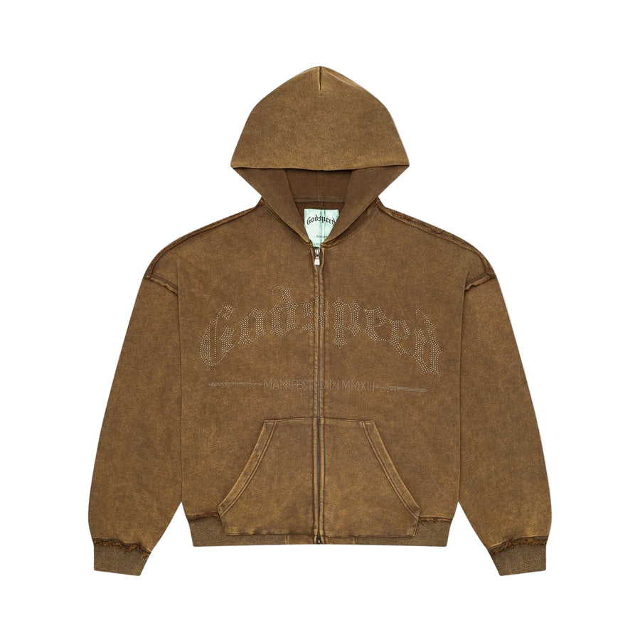 Godspeed Studded OG Logo Hoodie (Brolive Wash)