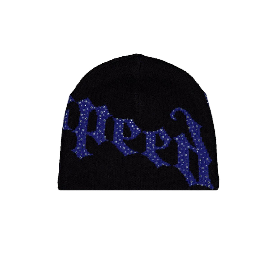 Godspeed OG Logo Studded Beanie (Black/Blue)