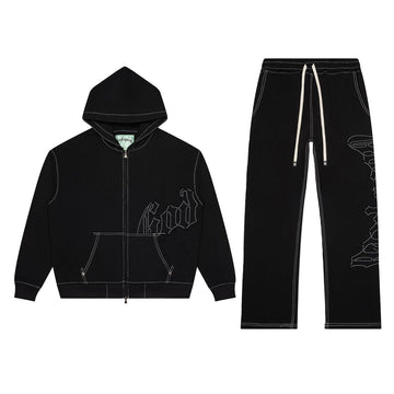 Godspeed OG Logo Sweatsuit Stitched (Black)
