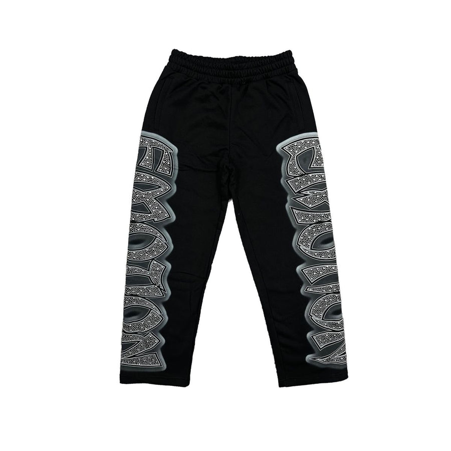 Mixed Emotion Midnight Rhinestone Sweatpants