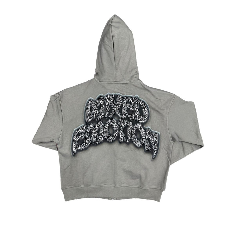 Mixed Emotion Last Ride Rhinestone Hoodie