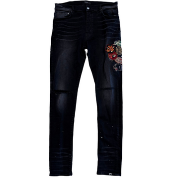 Amiri Vintage Patch Skinny Jeans 