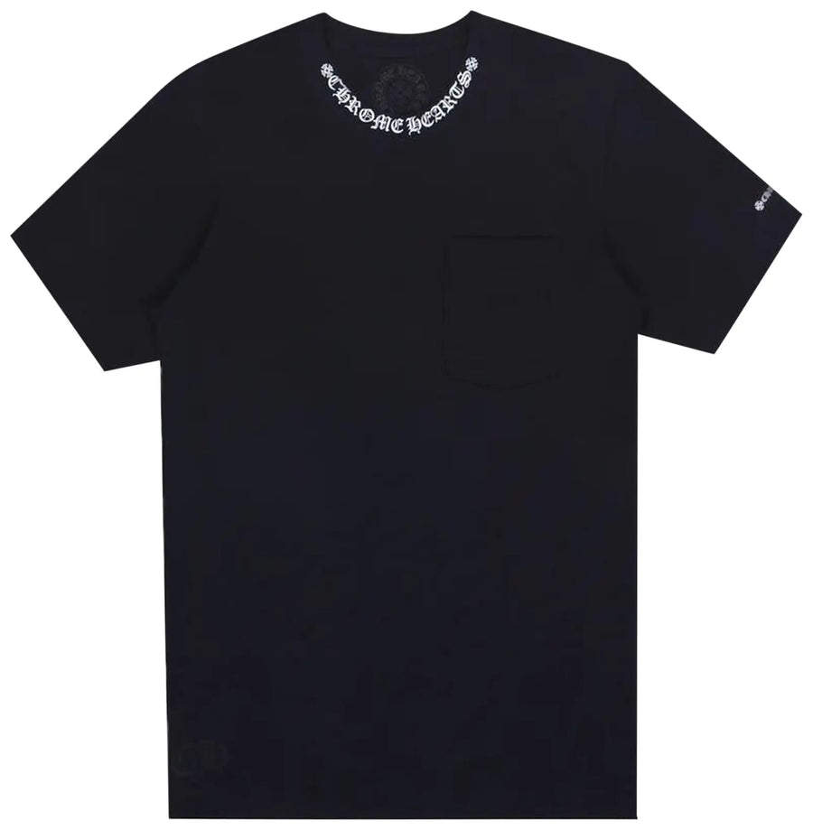 Chrome Hearts Neck Letters Logo T-Shirt 