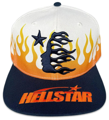 Hellstar Studios Flame Vintage Snapback Hat 