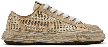 MAISON MIHARA YASUHIRO PETERSON 23 STUDDED LOW OG SOLE (WHITE)