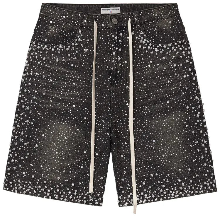 Vale Forever Black Rainstorm Jorts