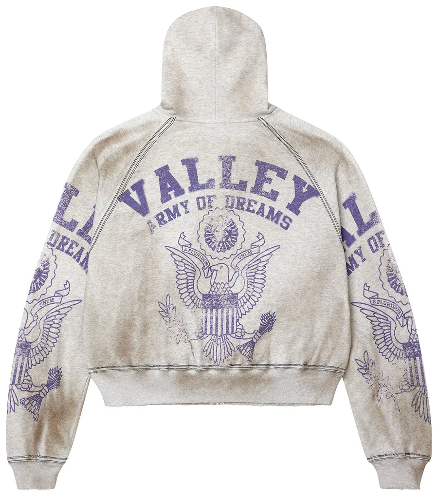 Vale Forever Army Zip Up (Grey)