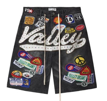 Vale Forever Black 1980s Jorts
