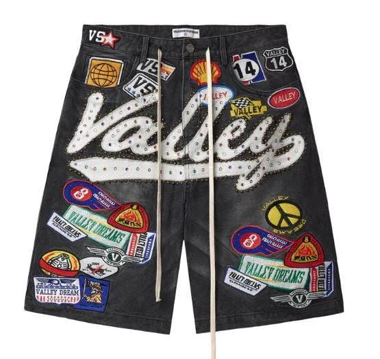 Vale Forever Black 1980s Jorts
