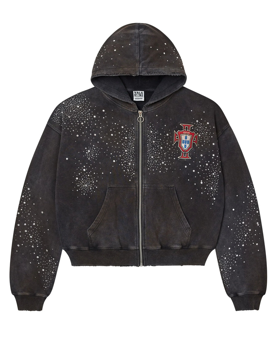 VALE FOREVER PLUTO CLUSTERED ZIP UP