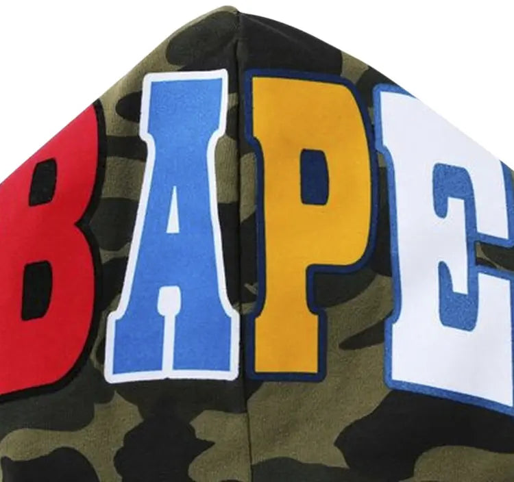 BAPE 1st Camo 2nd Ape Pullover Hoodie 