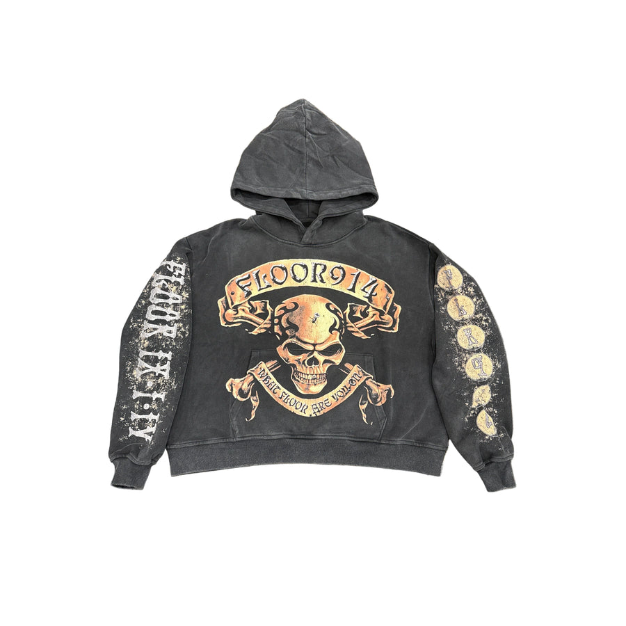 FLOOR914 IRON SKULL HOODIE