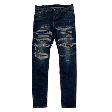 Amiri Plaid Thrasher Jeans 