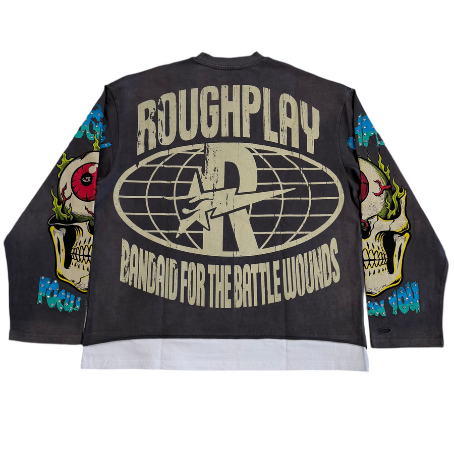 RoughPlay Rock Sign Long Sleeve (Grey)
