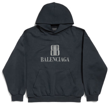 Balenciaga Nano BB Hoodie (Faded Black)