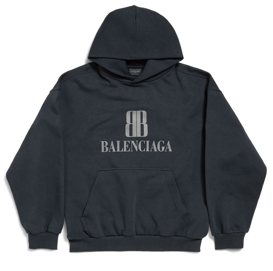Balenciaga Nano BB Hoodie (Faded Black)
