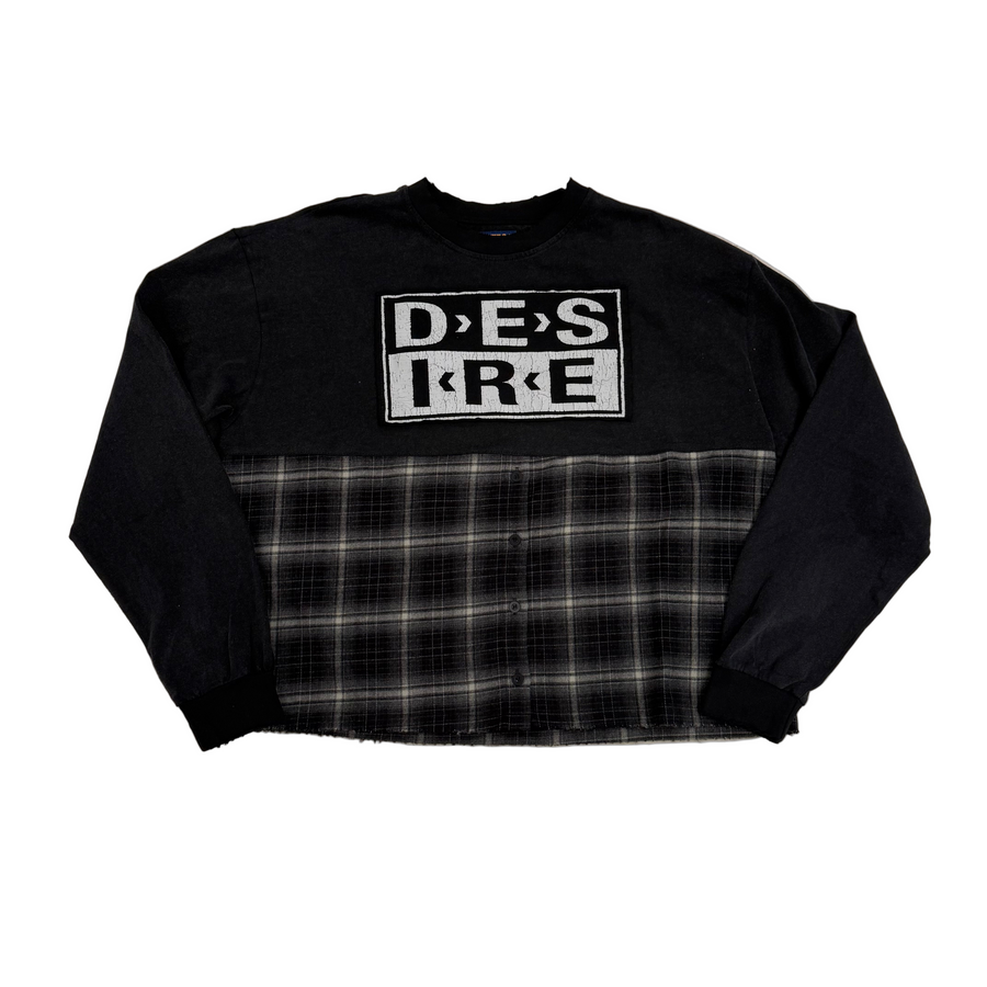 BOTTEGA DESIRES HYBRID FLANNEL T-SHIRT