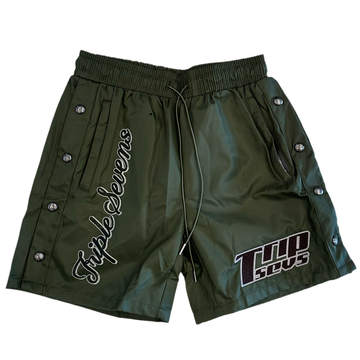 Triple Sevens Nylon Button Up Shorts 
