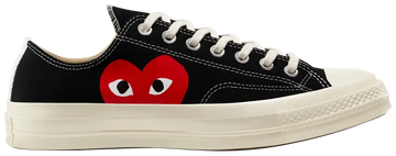 Comme des Garçons PLAY x Chuck 70 Low 'Black' 2023