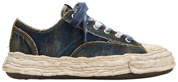 MAISON MIHARA YASUHIRO PETERSON 23 WASHED DENIM LOW OG SOLE (BLUE)