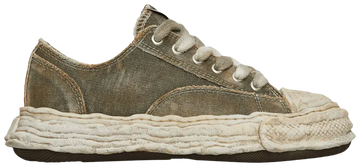 MAISON MIHARA YASUHIRO PETERSON 23 WASHED DENIM LOW OG SOLE (GREEN)
