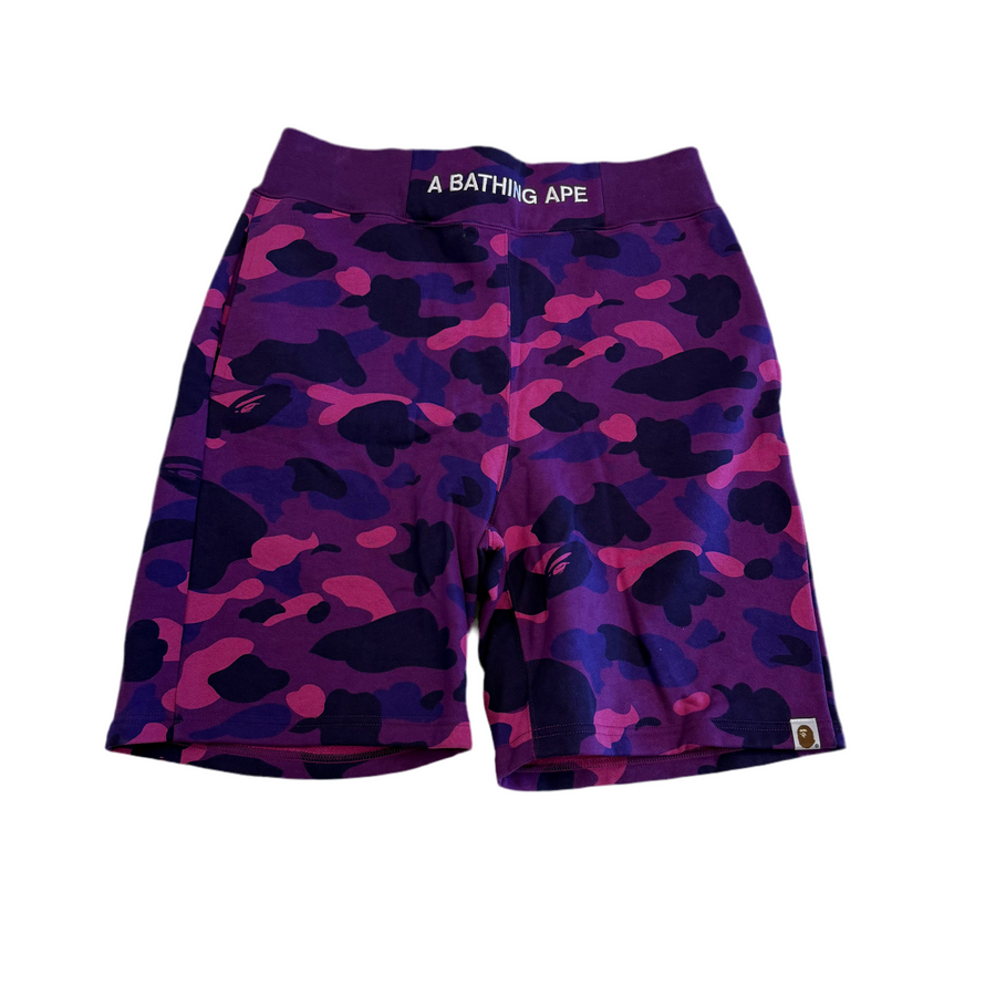 BAPE Color Camo Sweat Shorts 