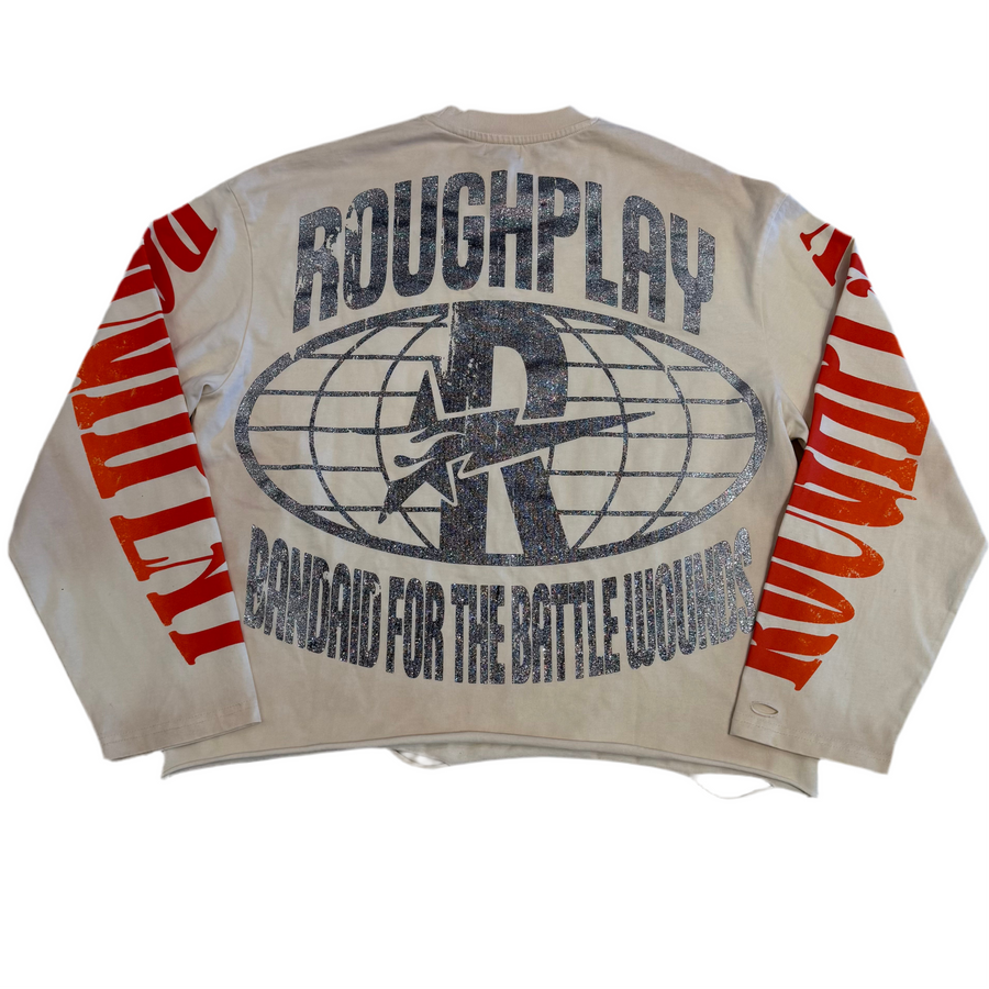 RoughPlay Warning Long Sleeve (Tan) [USED S]