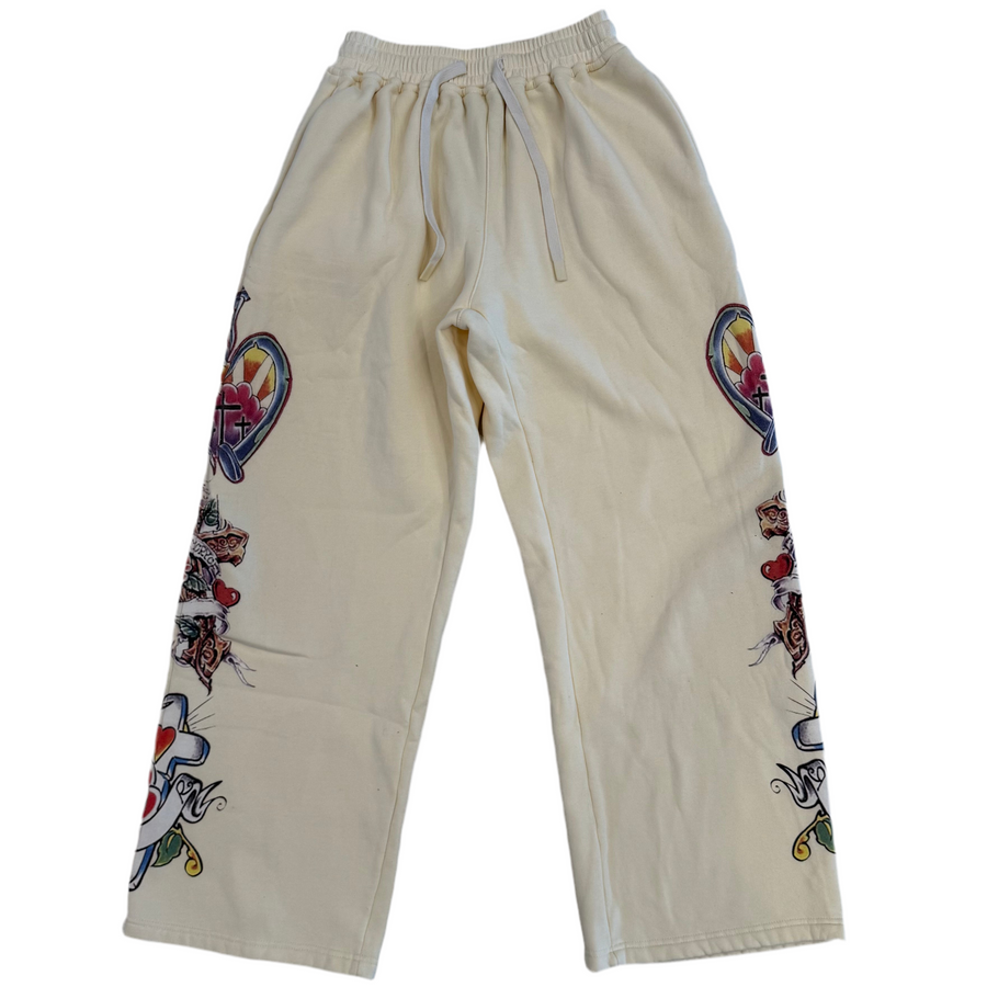 Righteous Cream Baggy Sweats