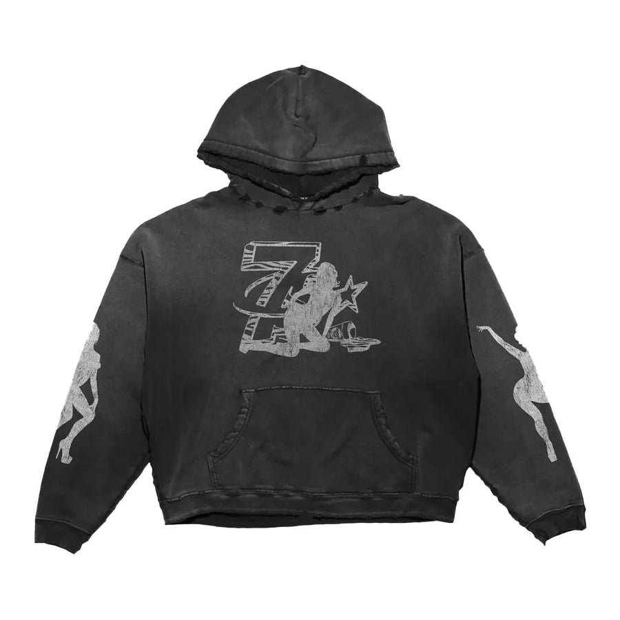 Triple Sevens Trap Logo Hoodie (Black)