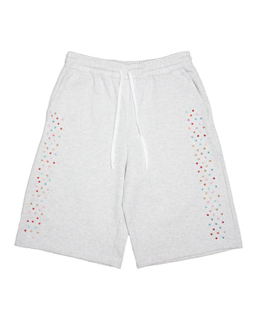 AZVA Crystal Cactus Sweat Shorts (Grey)
