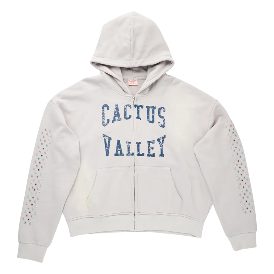 AZVA Crystal Valley Zip Hoodie (Bone)