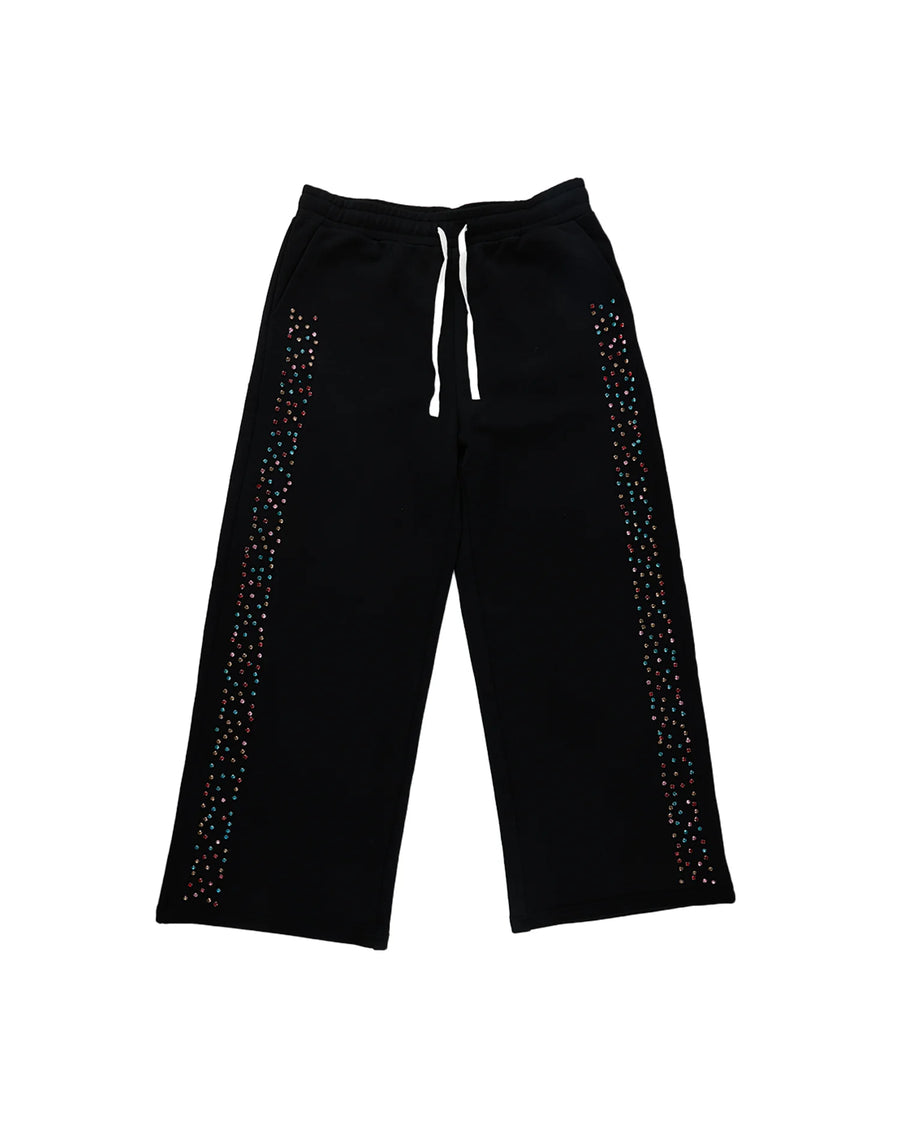 AZVA Crystal Cactus Sweats (Black)