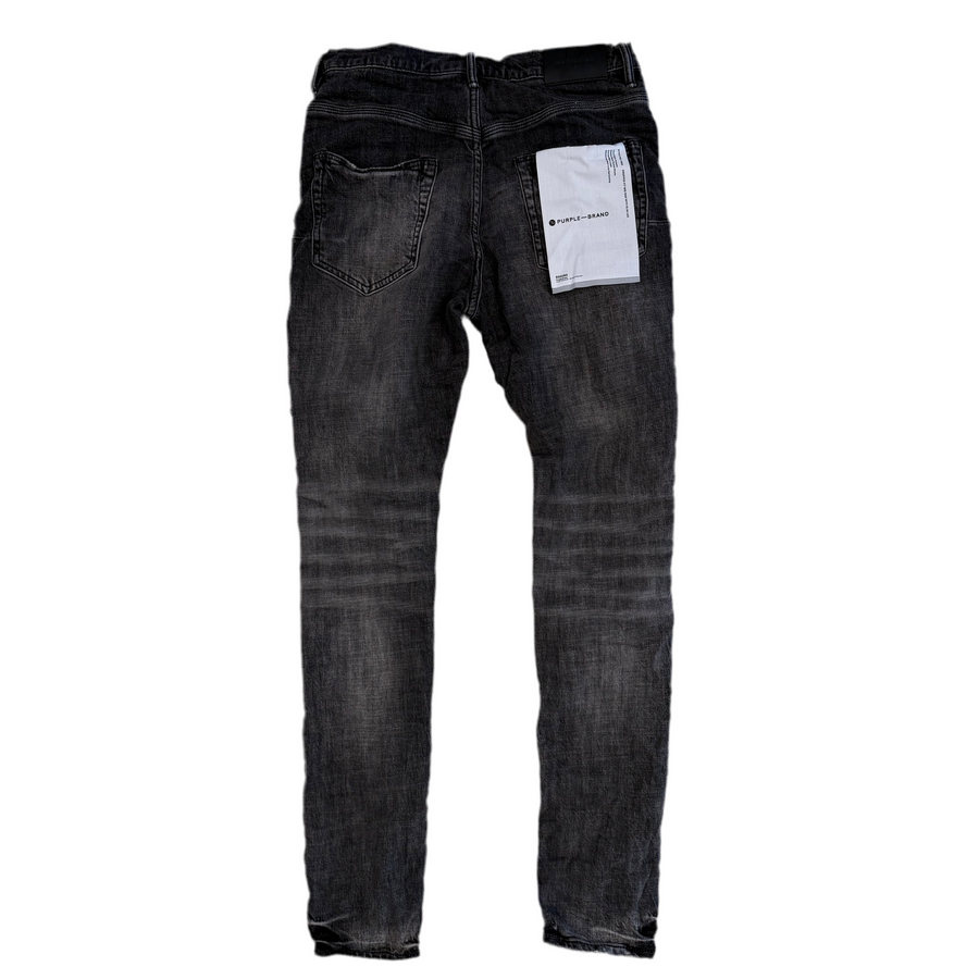 Purple Brand Grey Dirty Blowout Jeans