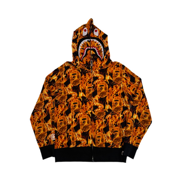 BAPE Shark Camo Full Zip Hoodie 