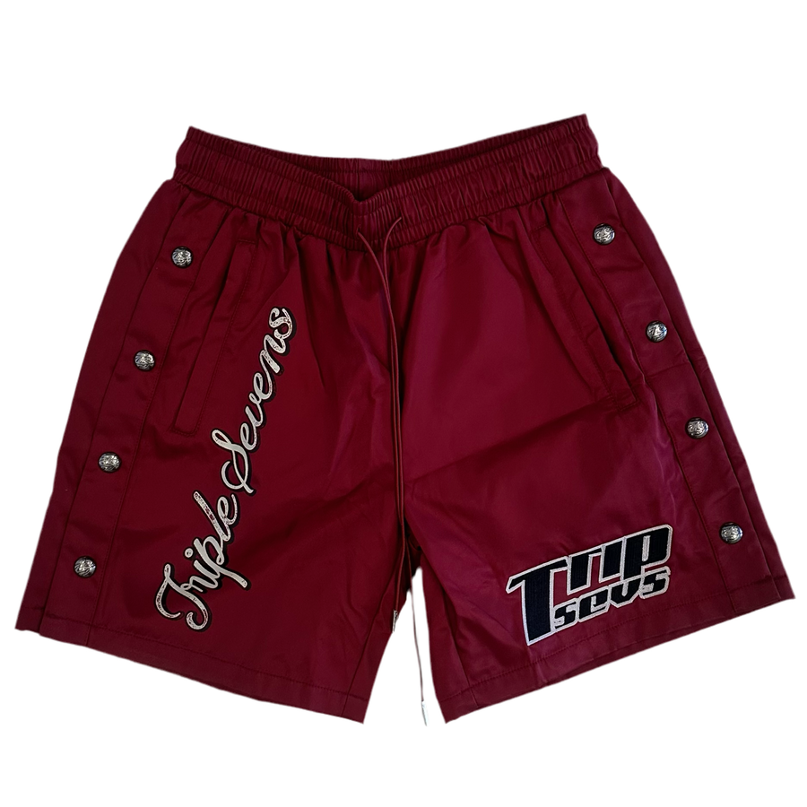 Triple Sevens Nylon Button Up Shorts 