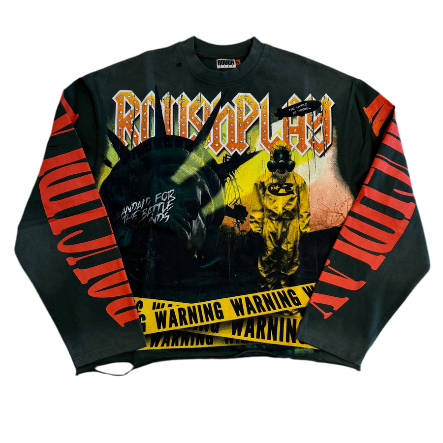 RoughPlay Warning Long Sleeve (Green)