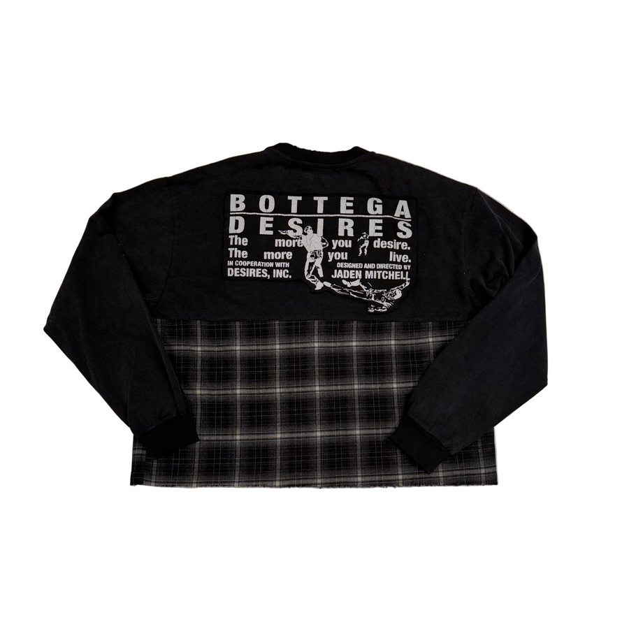 BOTTEGA DESIRES HYBRID FLANNEL T-SHIRT