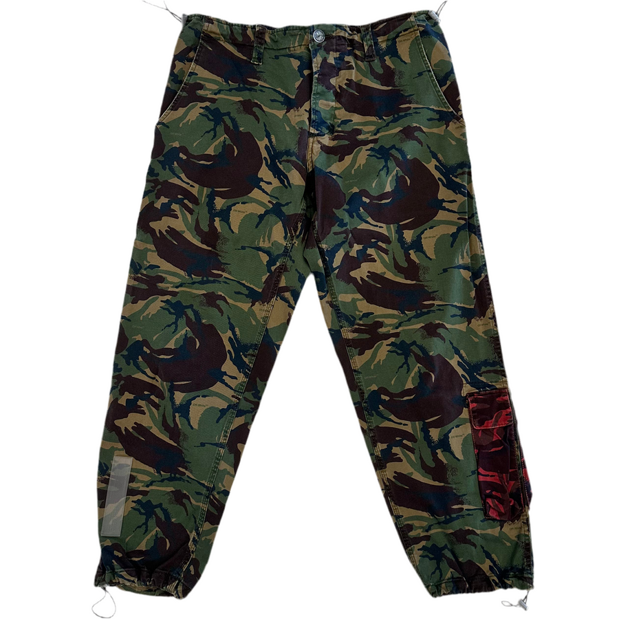Off-White Camouflage 9 Cargo Black Pants [USED 34]
