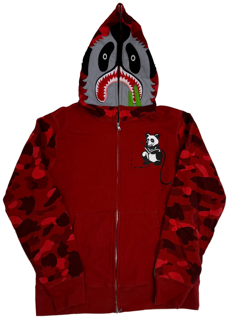 BF | Bape Color Camo Panda Full Zip Hoodie 