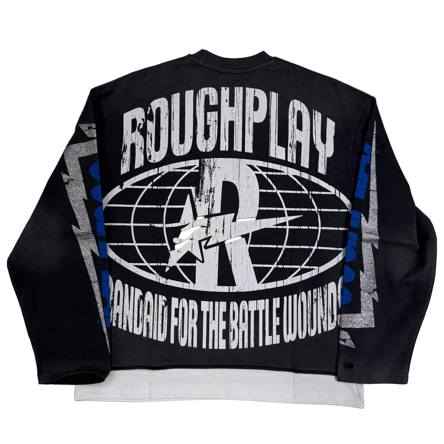 RoughPlay Skull Shock Long Sleeve (Grey)