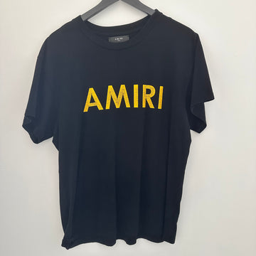 Amiri Distressed Logo Tee 